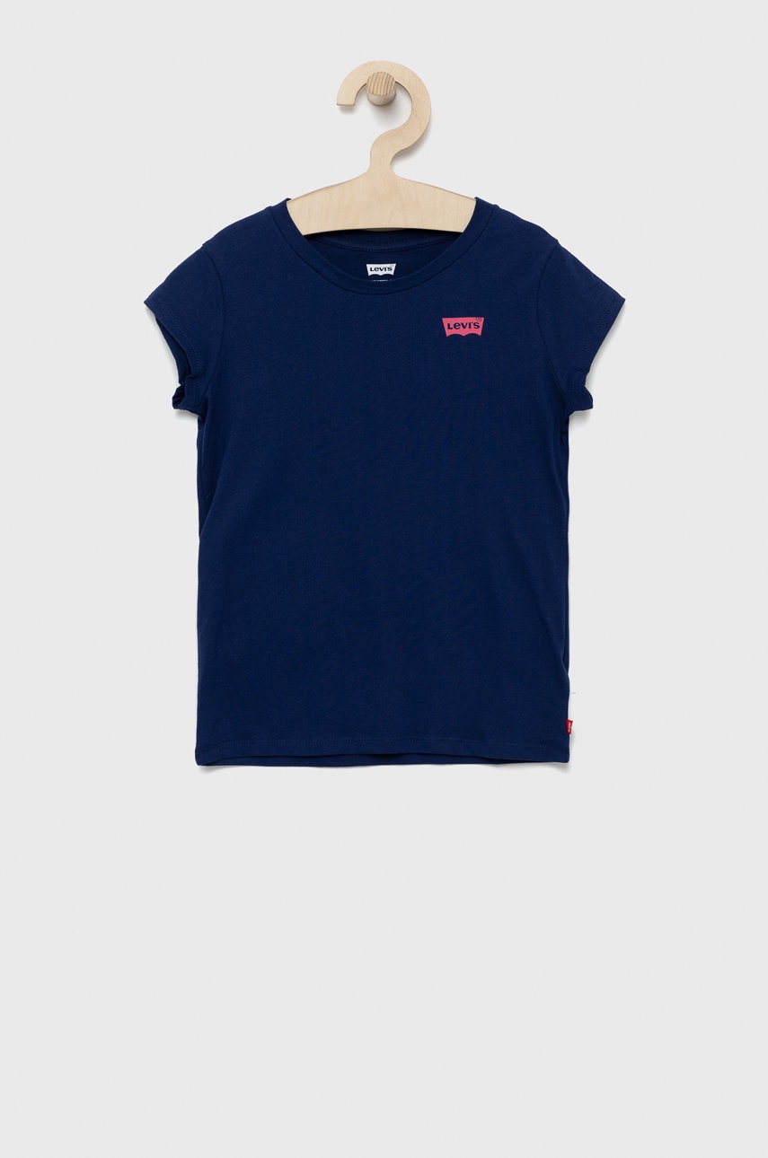 

Детска памучна тениска Levi's в тъмносиньо, Тъмносин