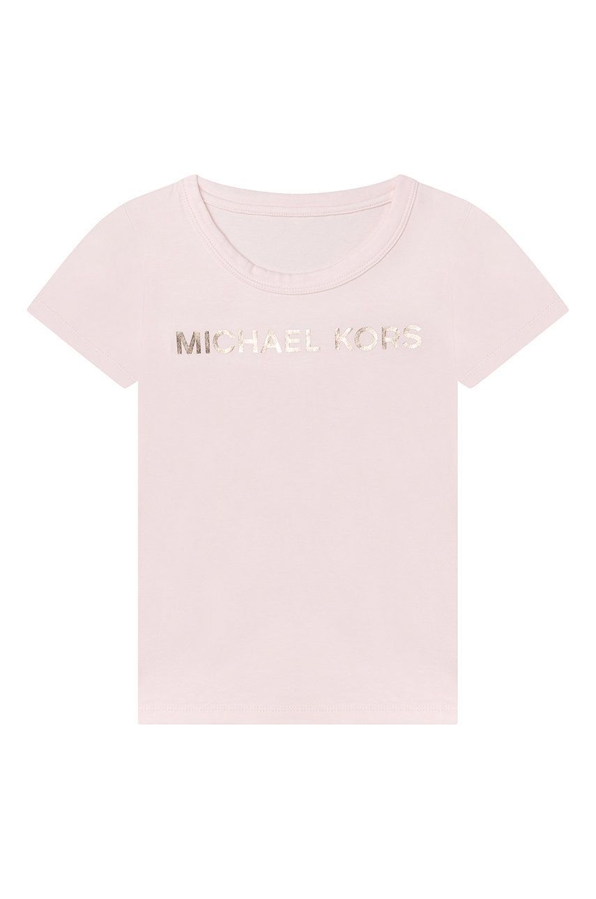Michael Kors tricou de bumbac pentru copii culoarea roz 2023 ❤️ Pret Super answear imagine noua 2022
