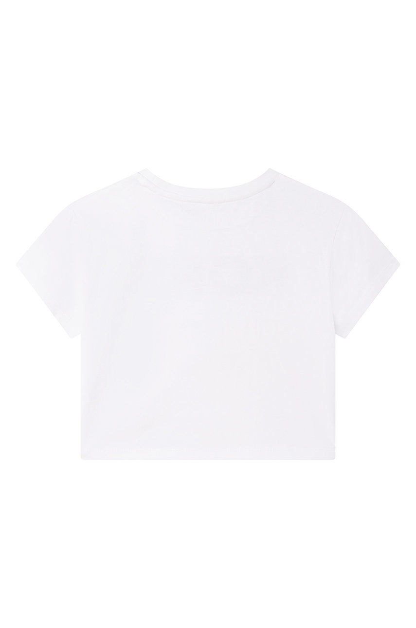 Дитяча бавовняна футболка Michael Kors колір білий Дитяча бавовняна футболка Michael Kors колір білий