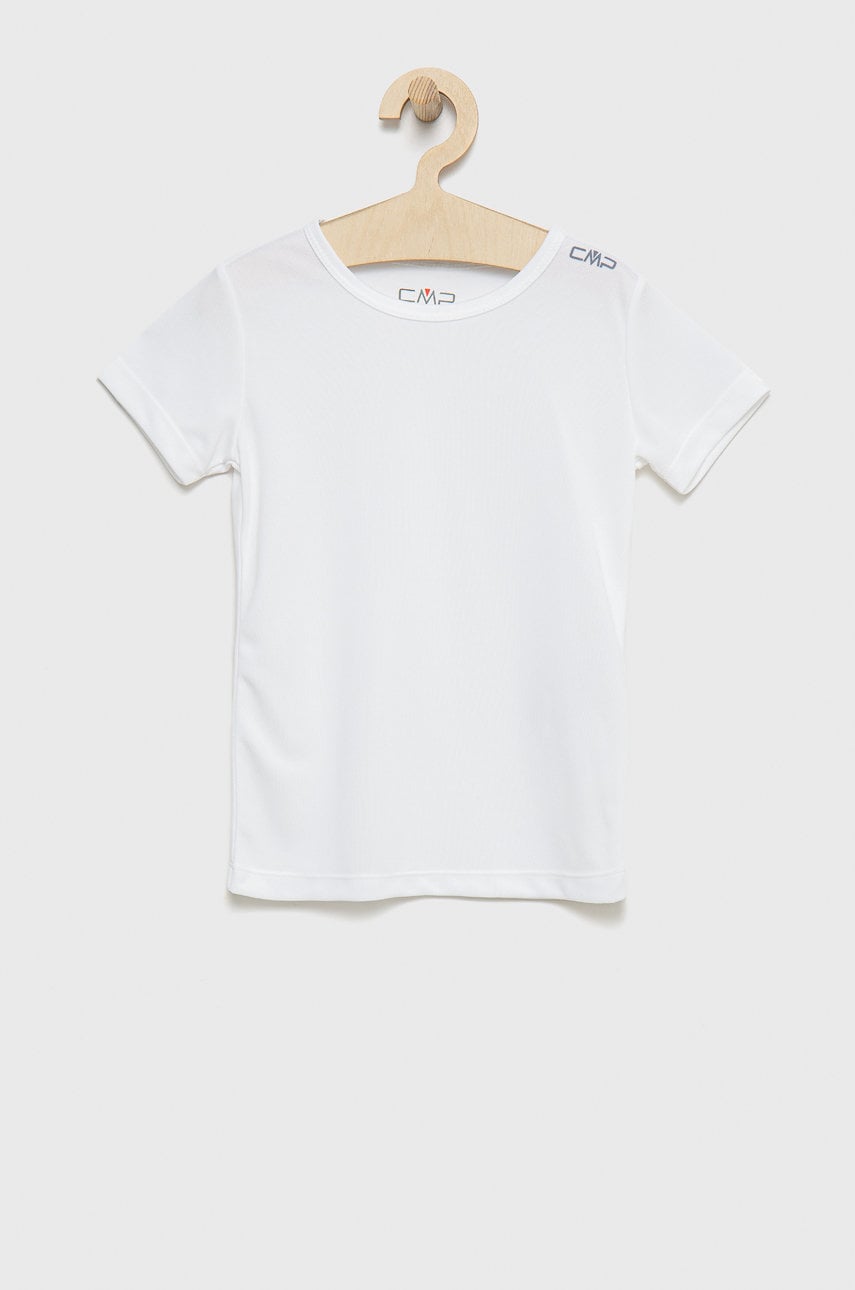 CMP tricou copii culoarea alb