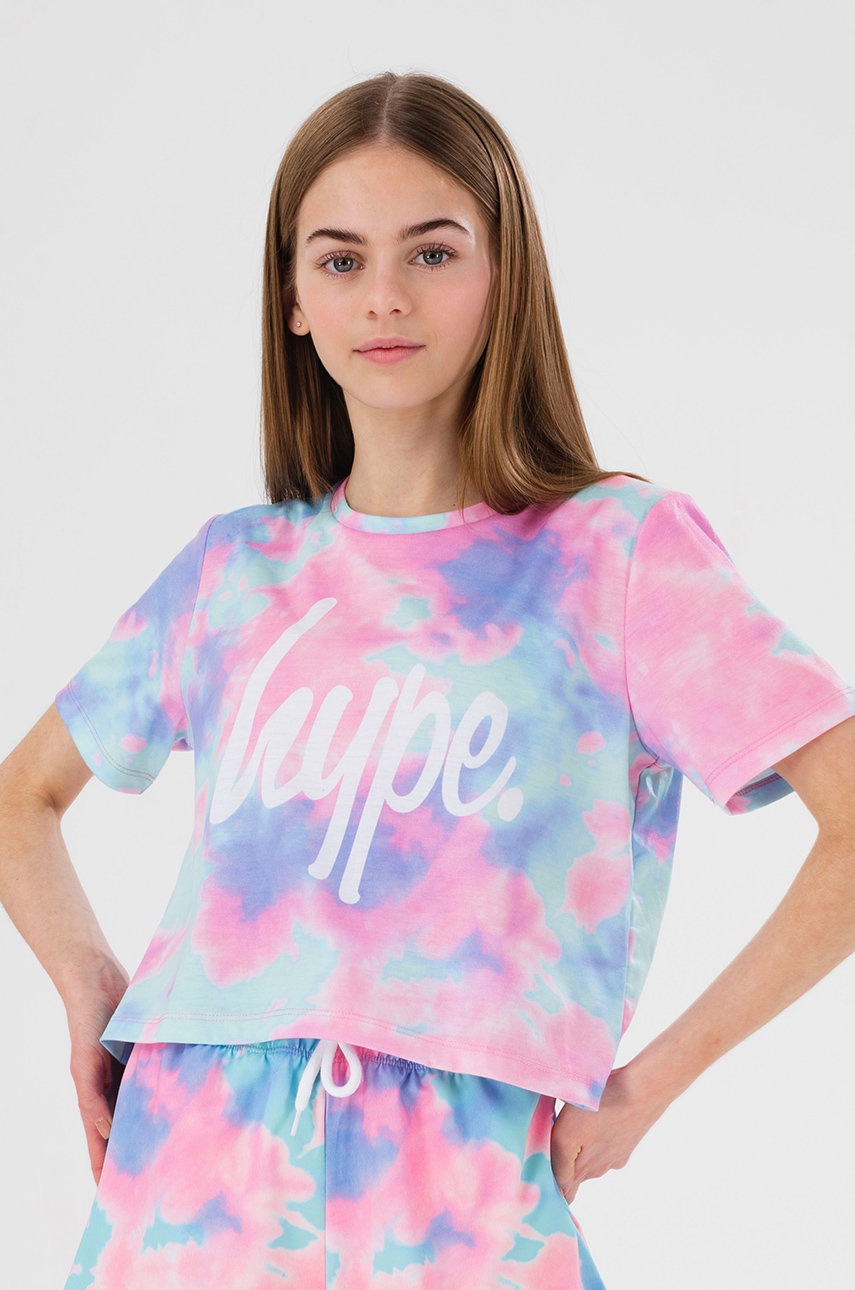

Детска памучна тениска Hype, Многоцветен