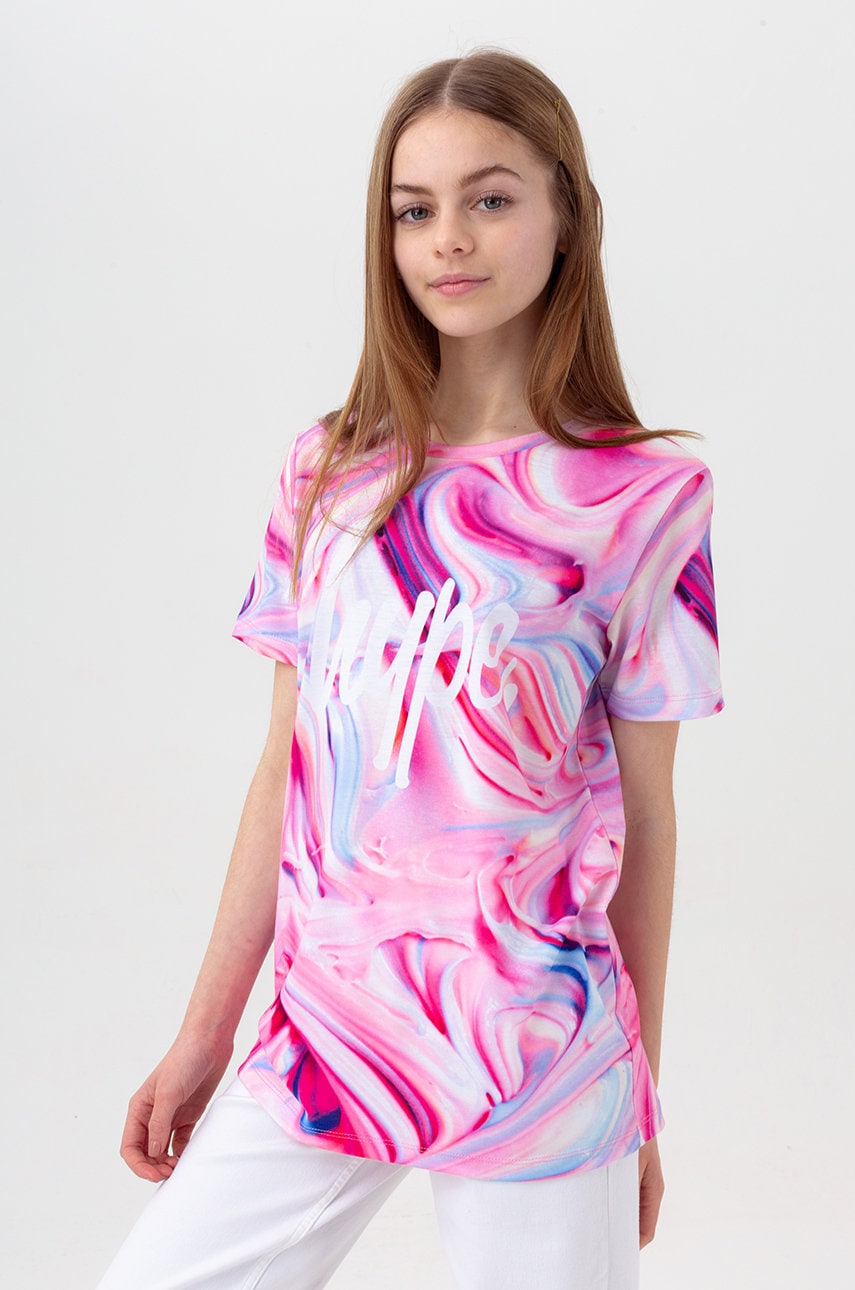 Hype tricou copii culoarea roz