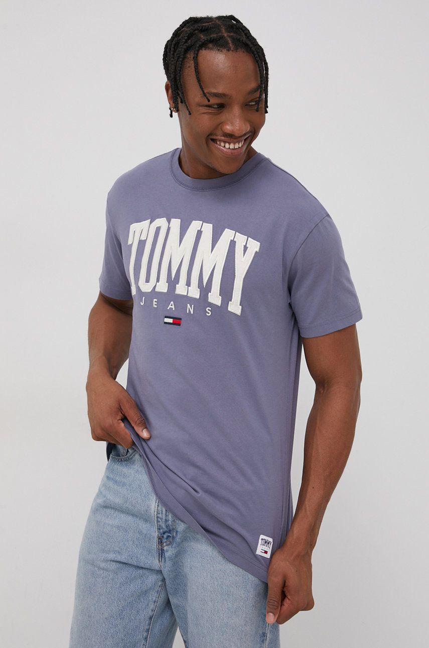 Tommy Jeans Tricou din bumbac cu imprimeu answear imagine noua