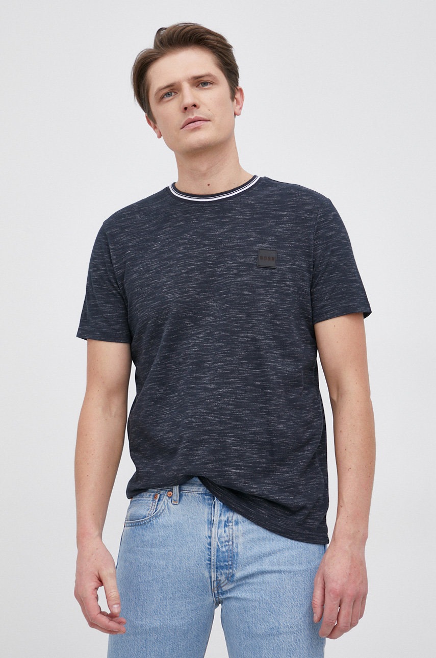 

Boss - Тениска Boss Casual, Тъмносин