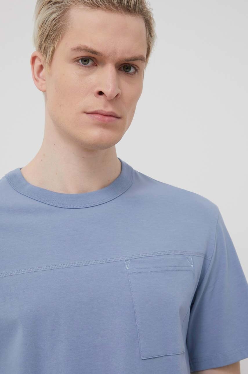 Jack & jones tricou barbati, culoarea violet, neted