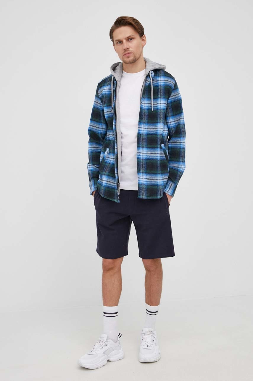 

Бавовняна футболка Guess колір білий однотонний