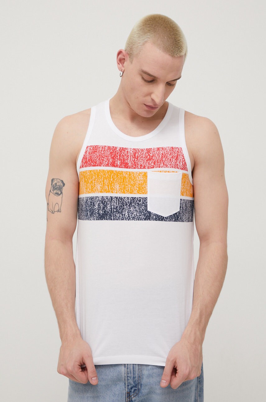 

Хлопковая футболка Produkt by Jack & Jones цвет белый