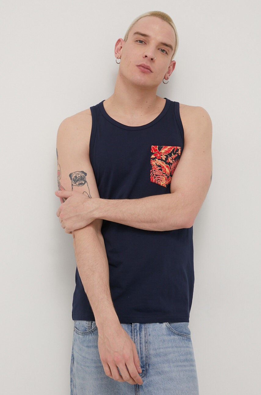 Produkt by Jack & Jones tricou din bumbac culoarea albastru marin 2023 ❤️ Pret Super answear imagine noua 2022