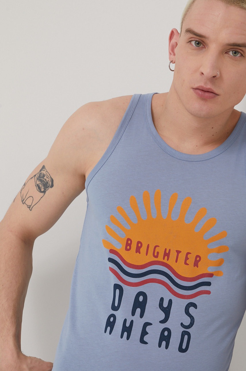 

Хлопковая футболка Produkt by Jack & Jones цвет фиолетовый