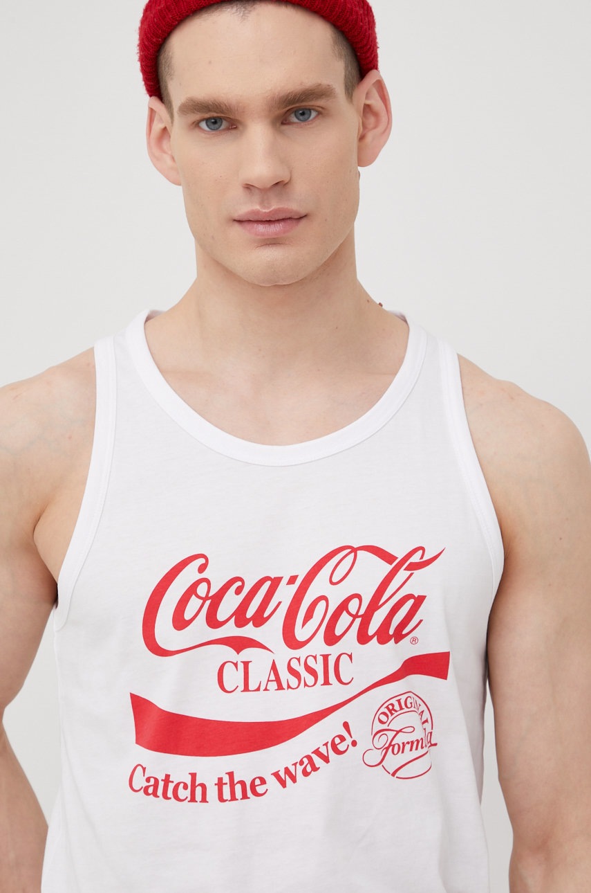 

Памучна тениска Produkt by Jack & Jones в бяло, Бял