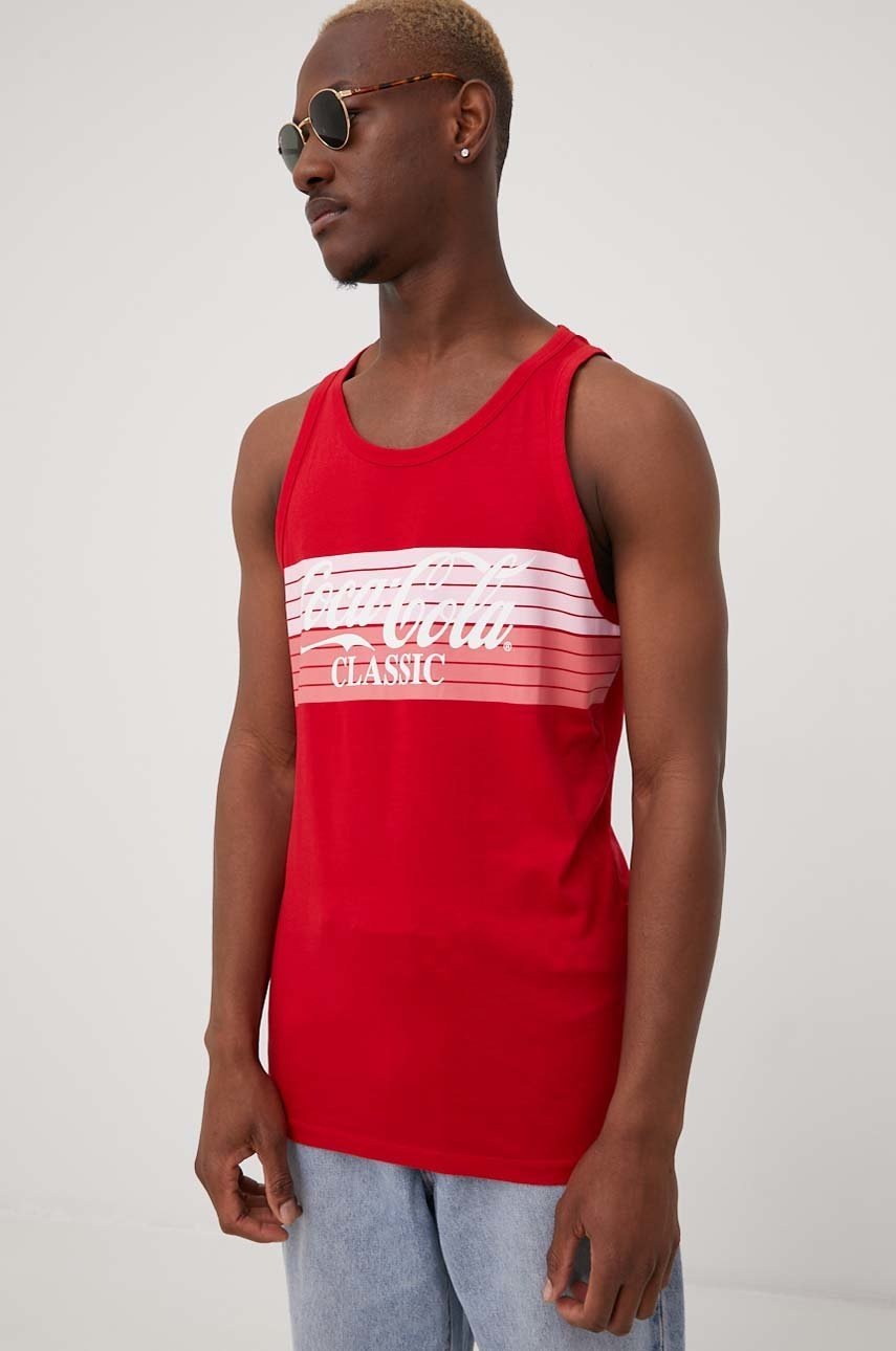 

Бавовняна футболка Produkt by Jack & Jones колір червоний
