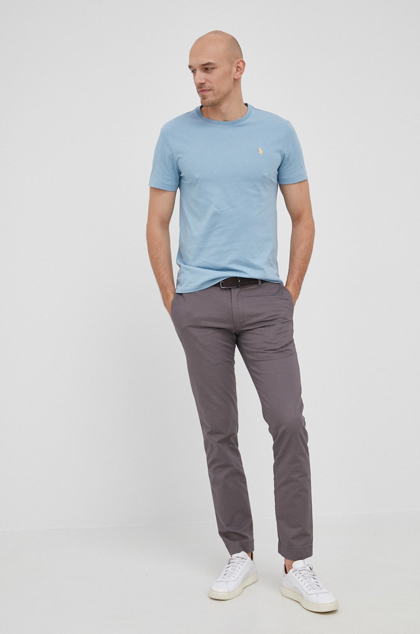 

Бавовняна футболка Polo Ralph Lauren гладкий