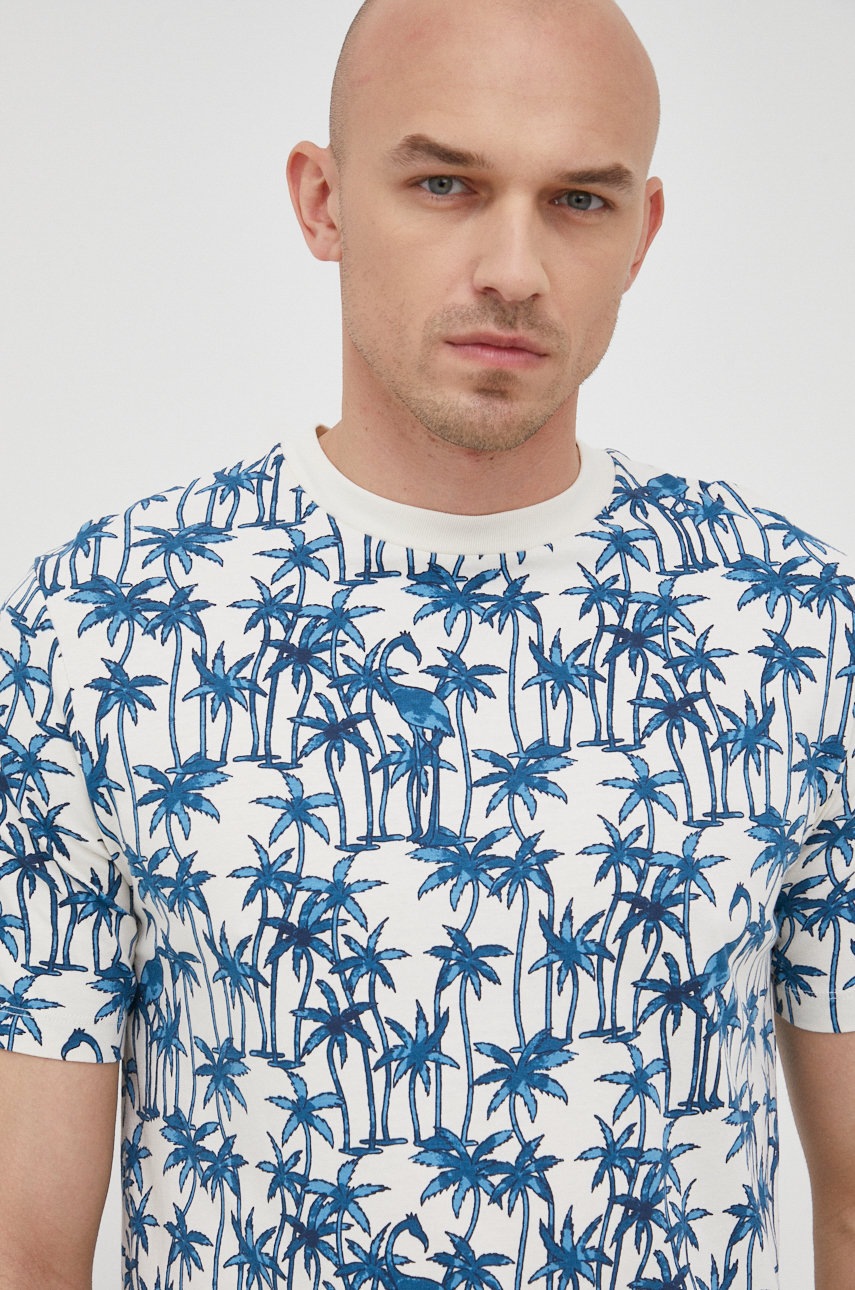 

Памучна тениска Scotch & Soda с десен, Многоцветен