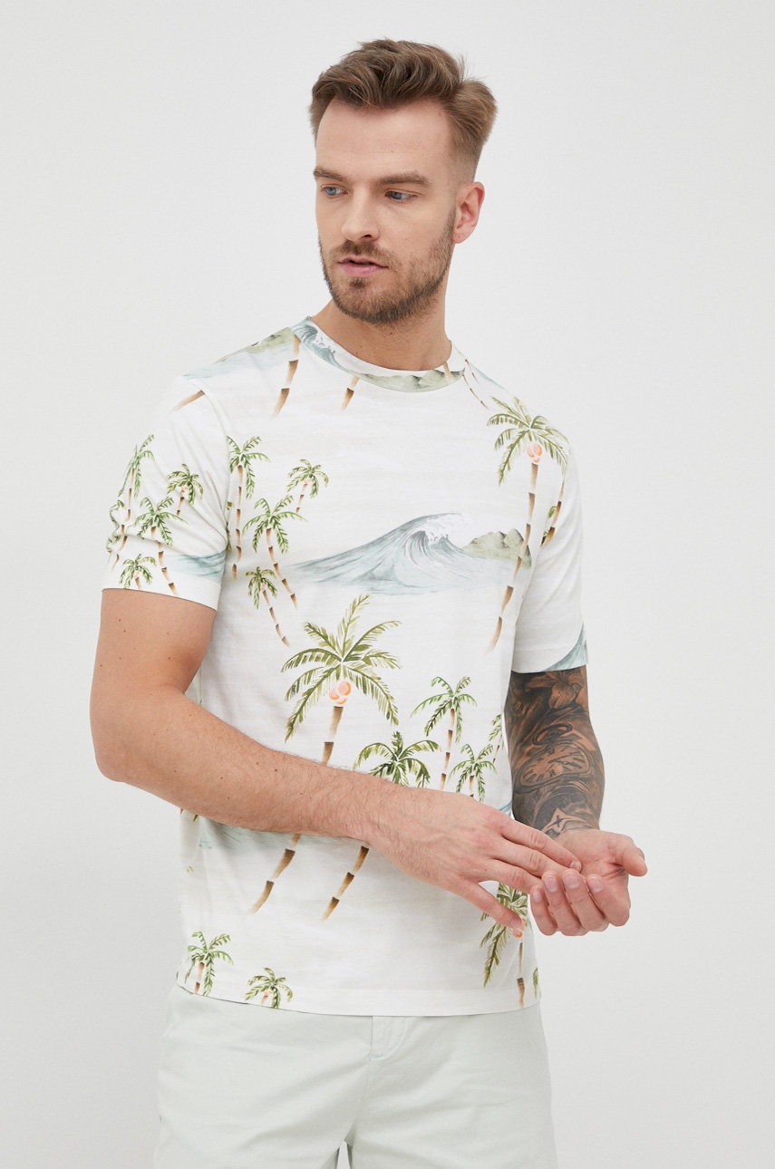 

Памучна тениска Scotch & Soda с десен, Многоцветен