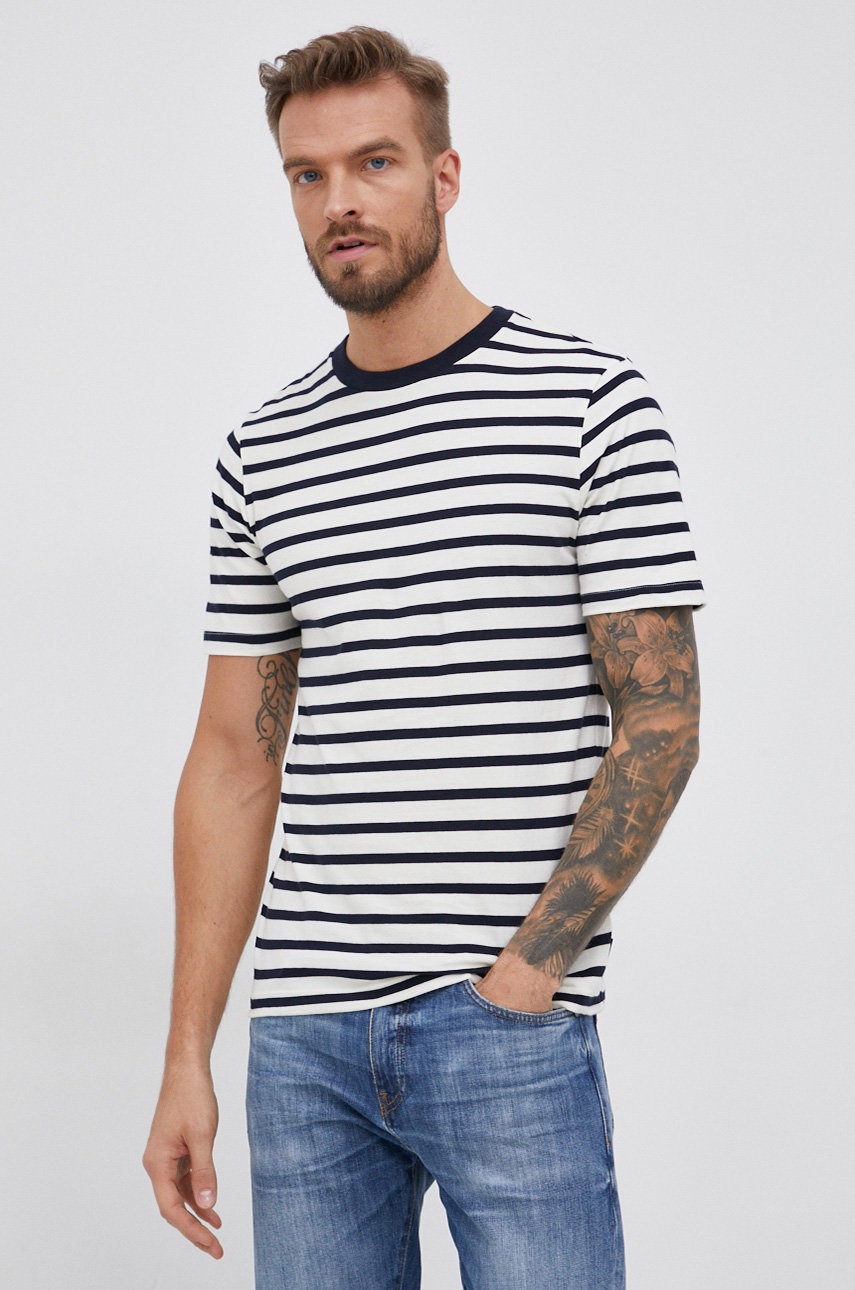 

Памучна тениска Scotch & Soda с десен, Многоцветен