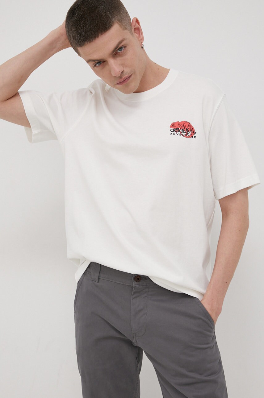 

adidas Originals - Памучна тениска HF4761, Бял