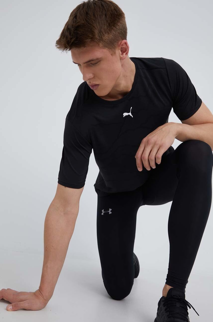 

Тениска за трениране Puma Train Vent 52153001 в черно с изчистен дизайн, Черен