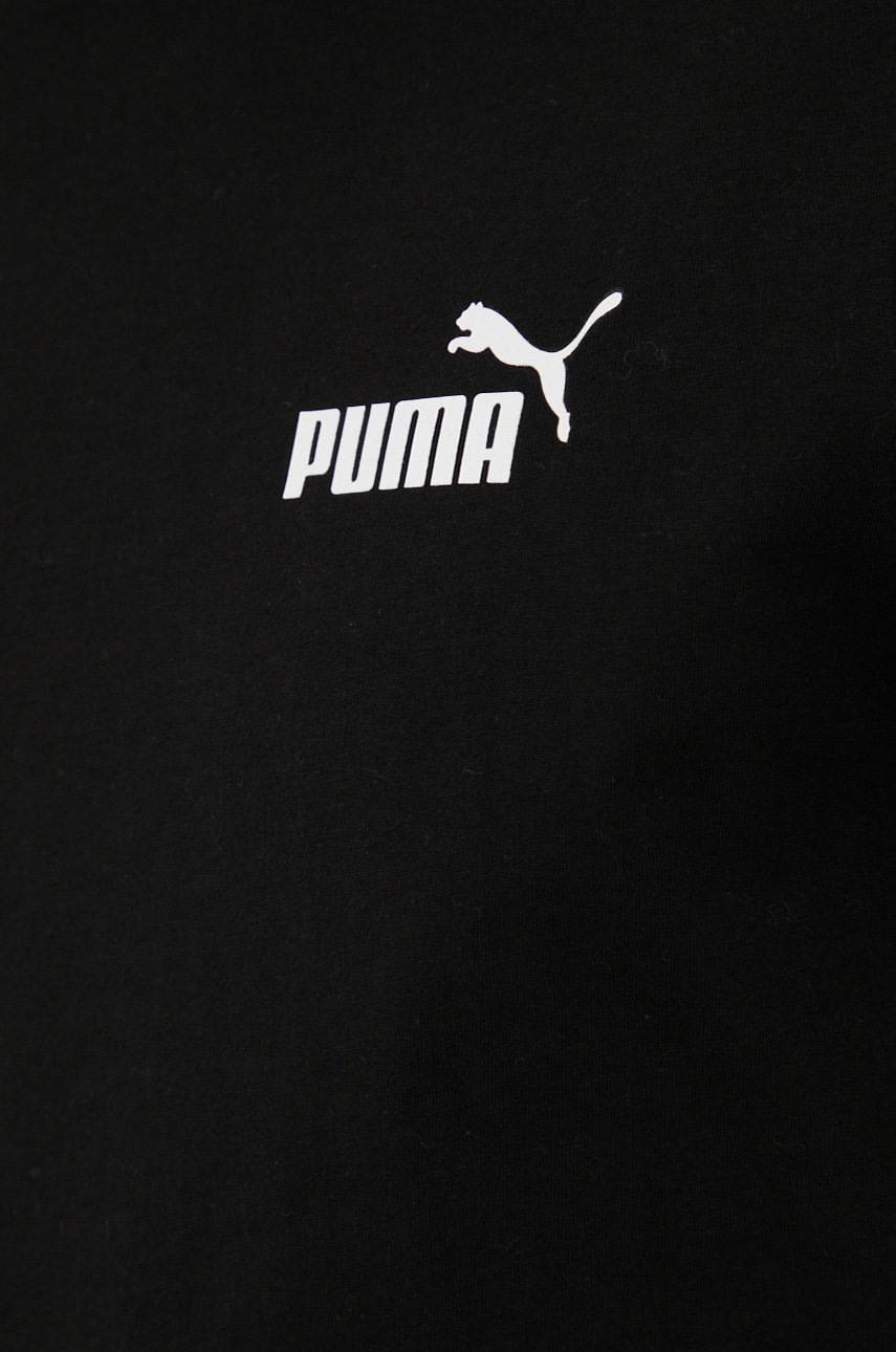 Бавовняна футболка Puma 84738201 колір чорний з принтом 