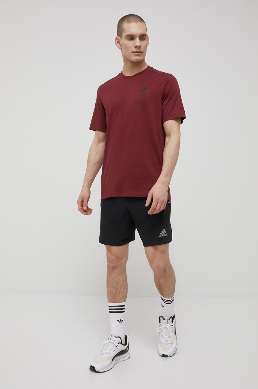 

Футболка для тренинга adidas цвет фиолетовый однотонный