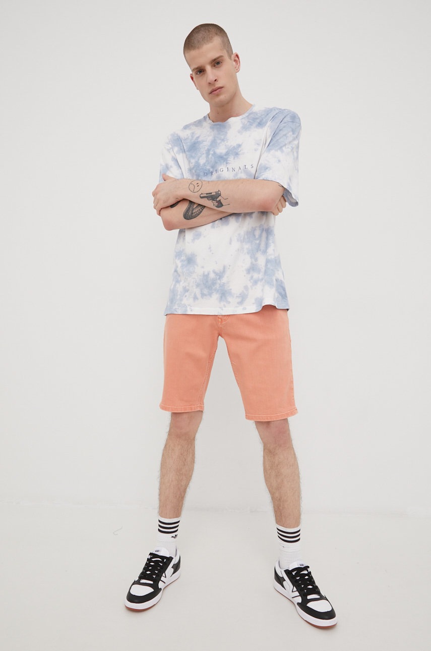 

Бавовняна футболка Jack & Jones з аплікацією