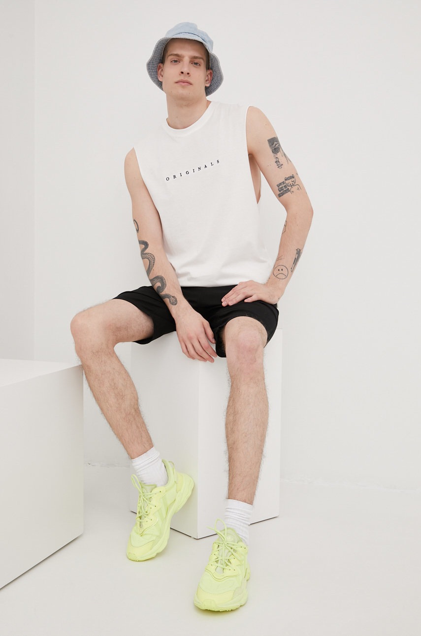 

Памучна тениска Jack & Jones в бежово, Бежов