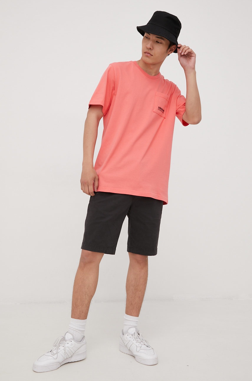 

Бавовняна футболка adidas Originals HF4796 колір рожевий з аплікацією