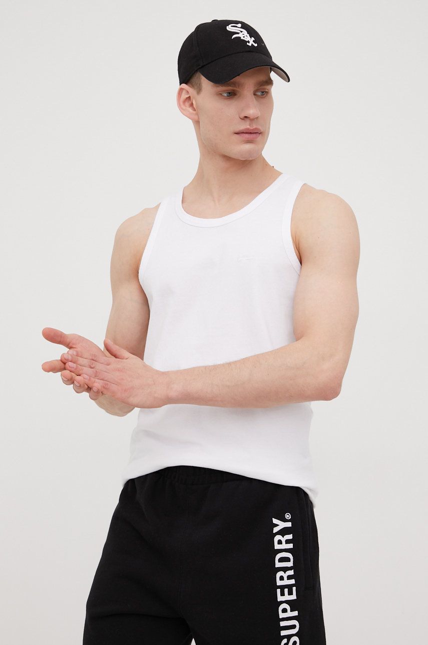 Superdry tricou din bumbac culoarea alb 2023 ❤️ Pret Super answear imagine noua 2022