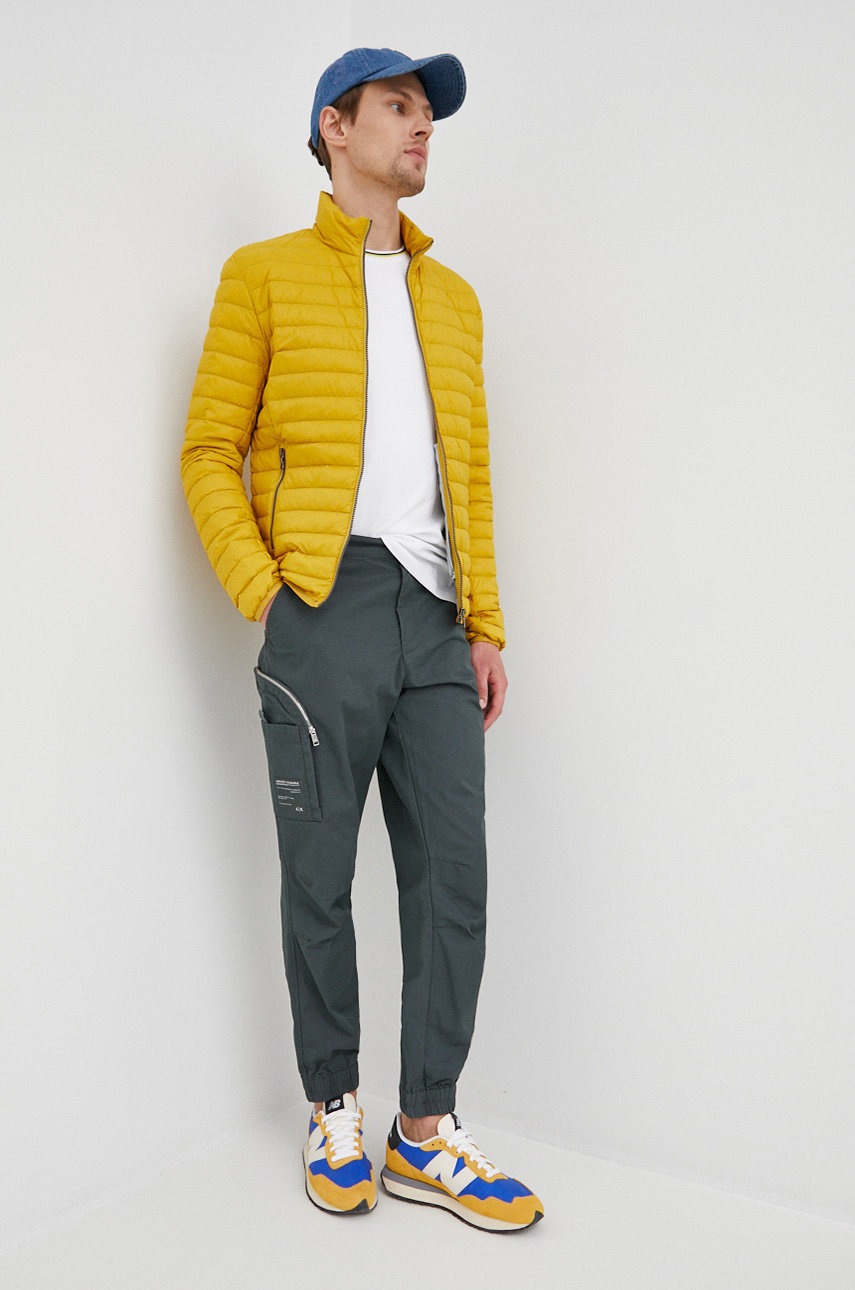 

Бавовняна футболка Lyle & Scott колір білий однотонний