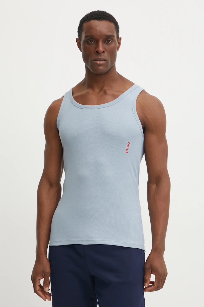 Футболка HUGO мужской цвет зелёный Футболка HUGO мужской цвет зелёный