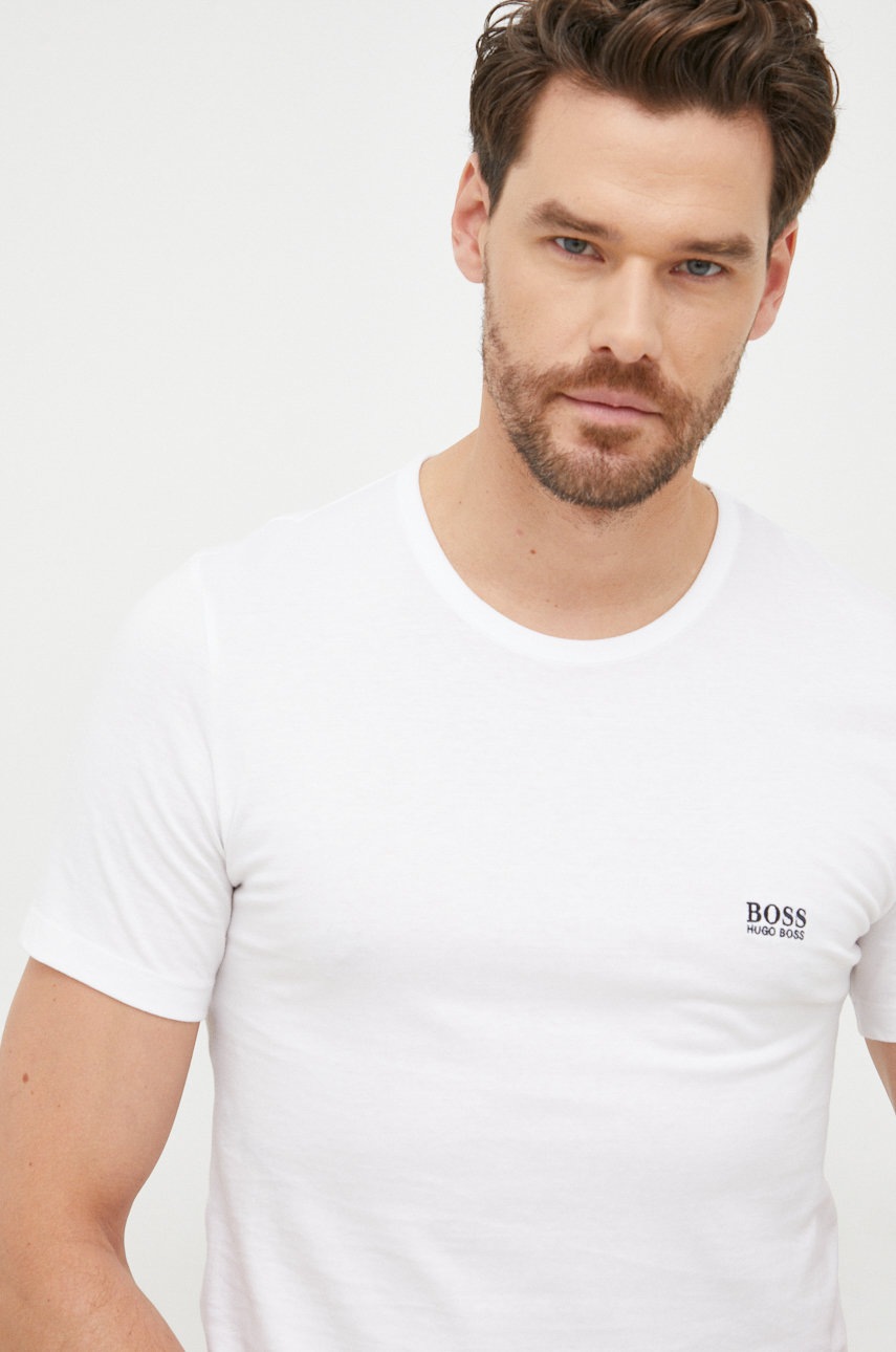 

Тениска BOSS (3-pack) в бяло с изчистен дизайн, Бял