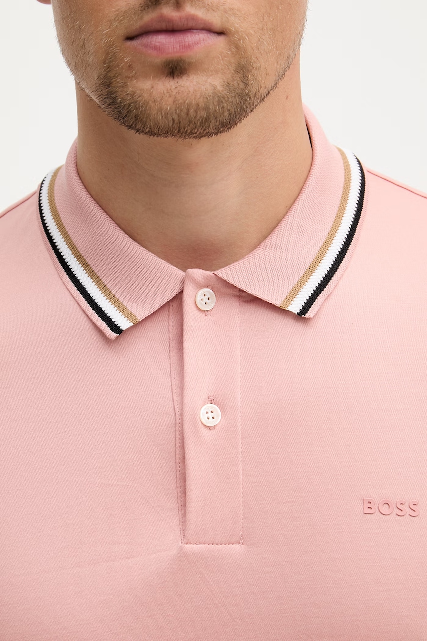 BOSS polo tričko pánske bavlnené Penrose 38