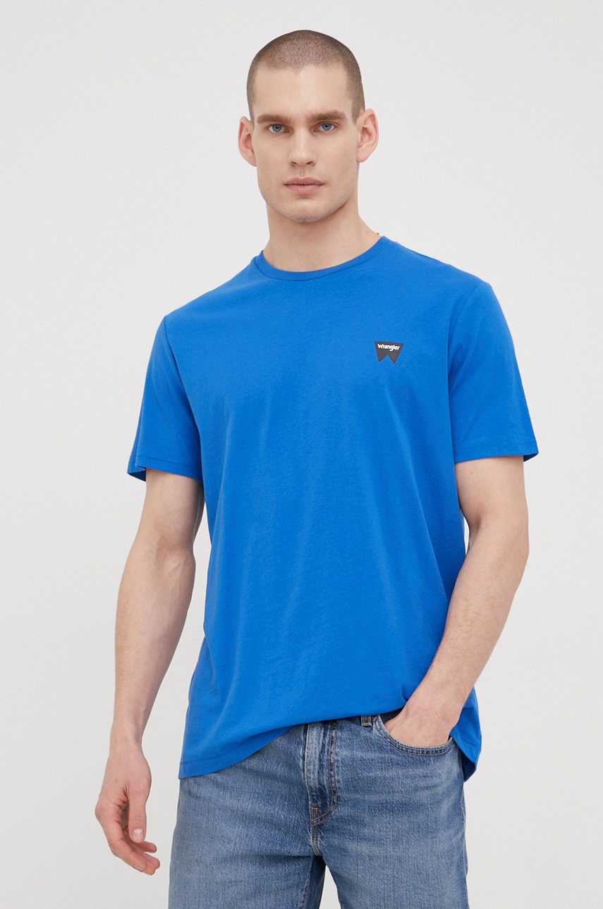 

Бавовняна футболка Wrangler однотонний
