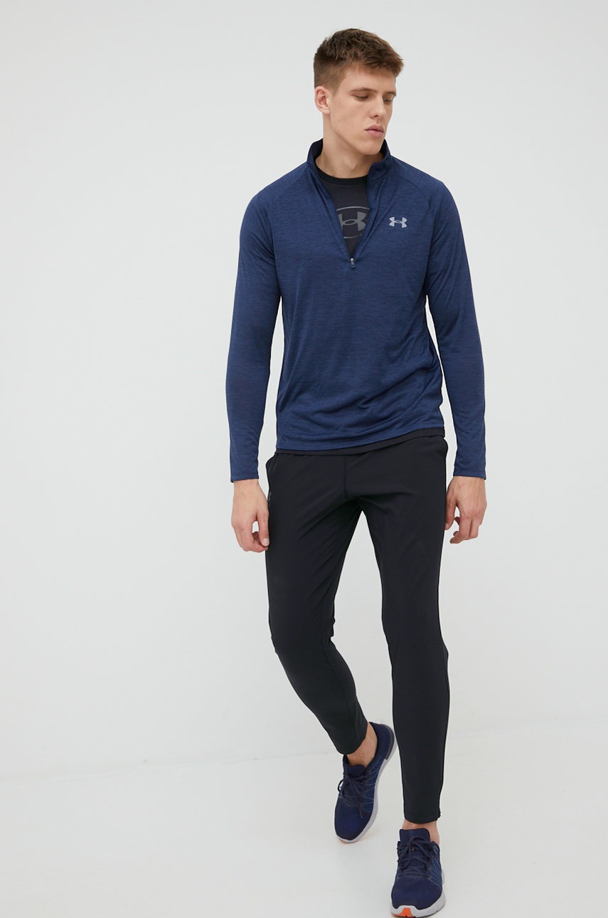 

Тренувальна футболка Under Armour Armour Repeat 1371264 колір чорний з принтом