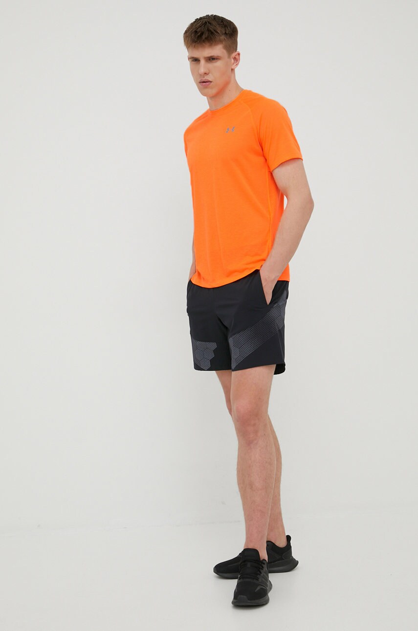 

Футболка для тренинга Under Armour Streaker 1361469.825 цвет оранжевый однотонная