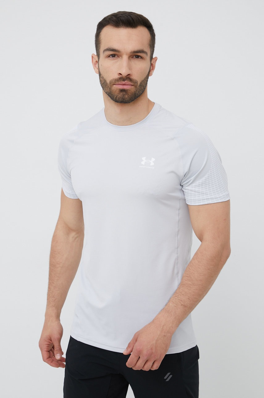 

Футболка для тренинга Under Armour 1370323 цвет серый с принтом