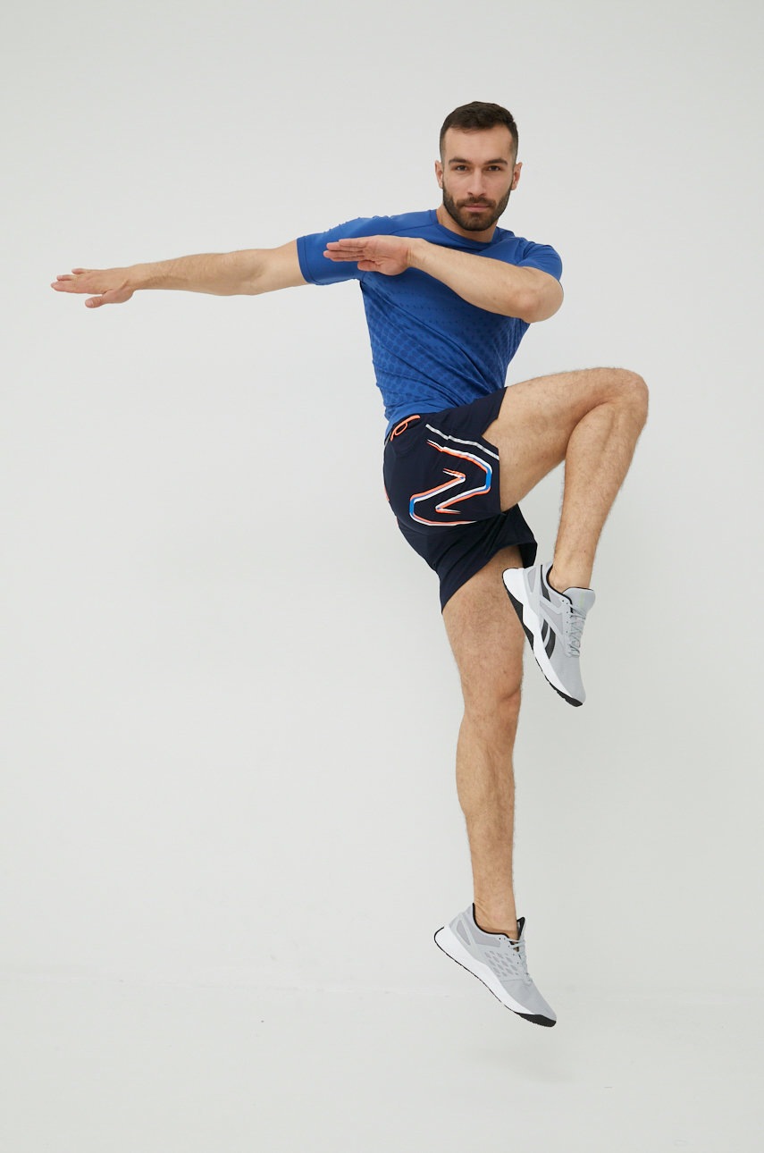 

Футболка для тренинга Diadora Skin Friendly цвет синий узорный
