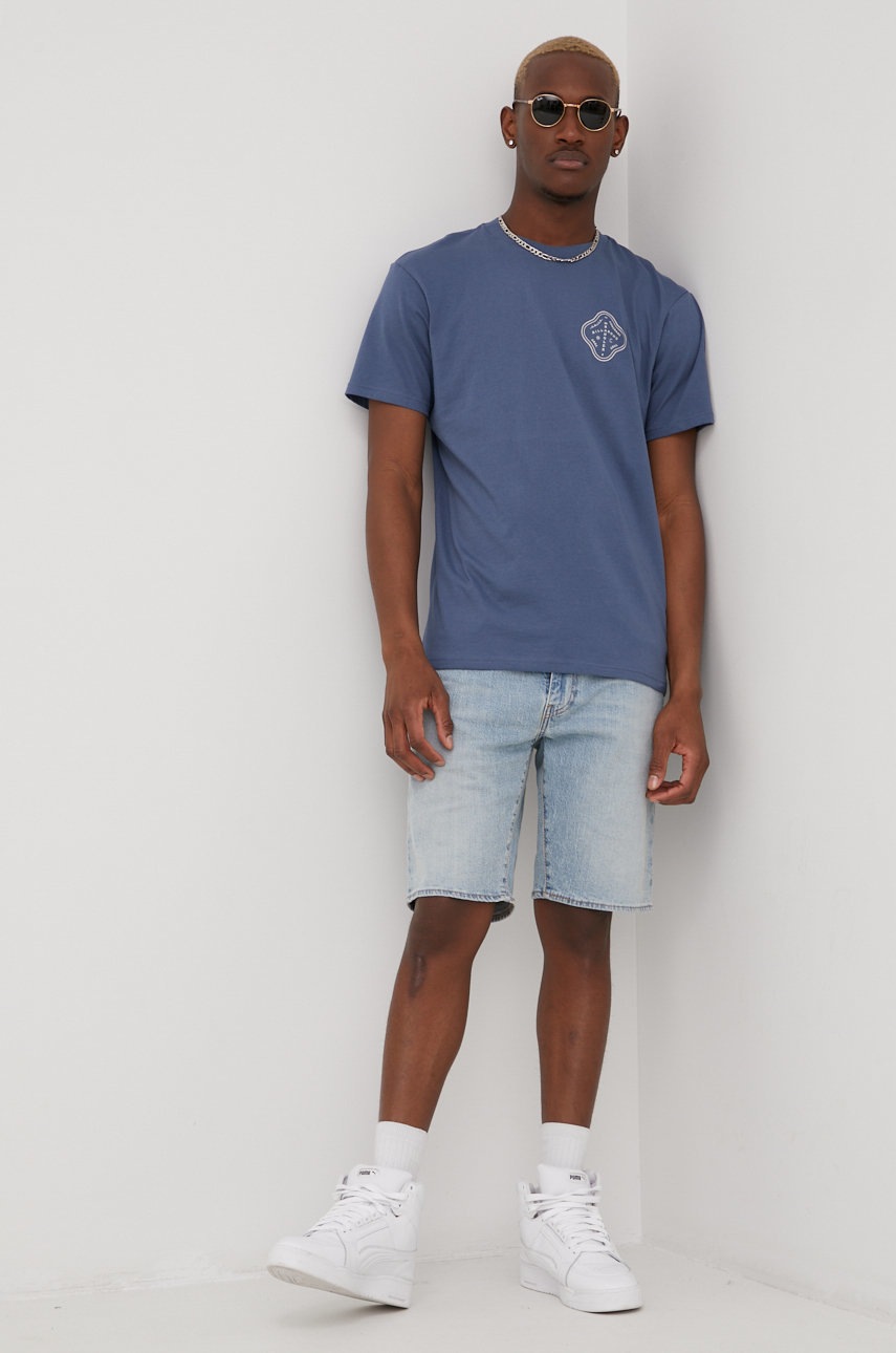 

Бавовняна футболка Billabong Billabong X Wrangler з принтом