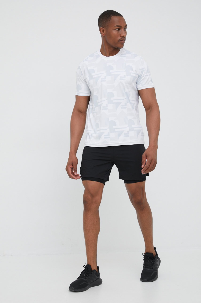 

Футболка для тренинга Fila Recanti цвет серый узорная