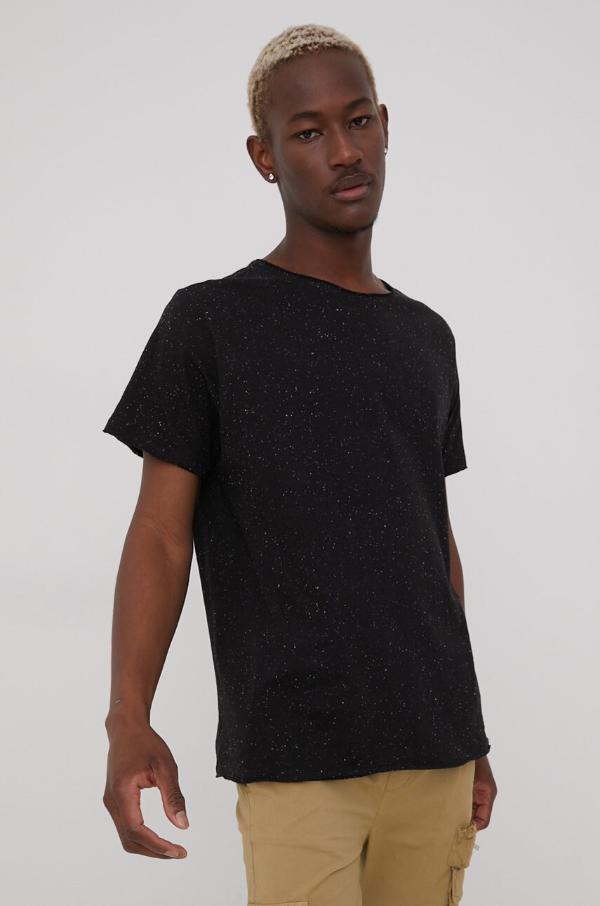 Brave soul tricou barbati, culoarea negru, modelator