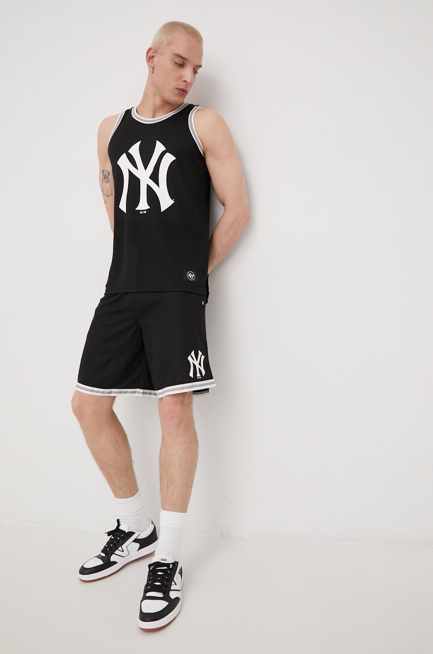 

Футболка 47brand Mlb New York Yankees чоловіча колір чорний