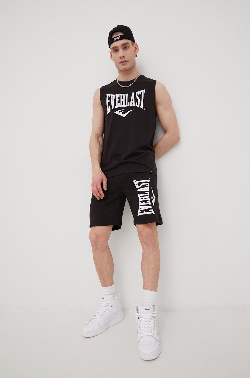 

Хлопковая футболка Everlast цвет чёрный