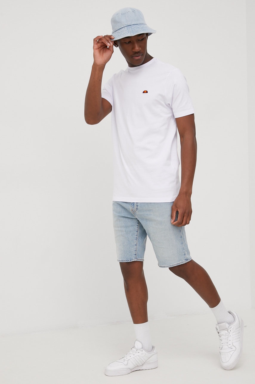 

Футболка Ellesse чоловічий колір білий однотонний