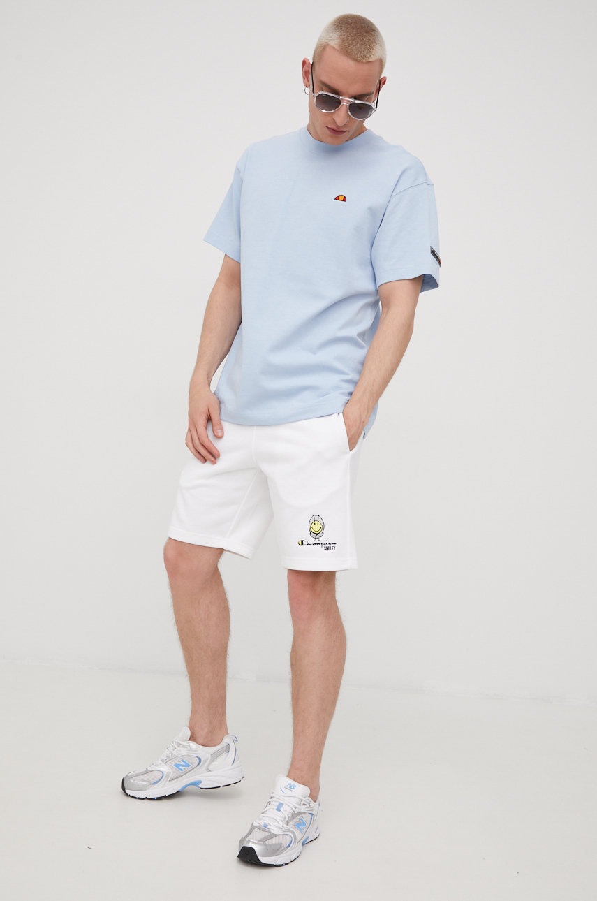 

Хлопковая футболка Ellesse однотонный