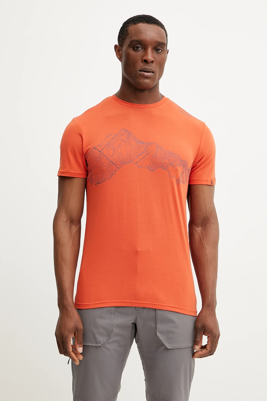 Viking tricou sport Lenta culoarea portocaliu, cu imprimeu