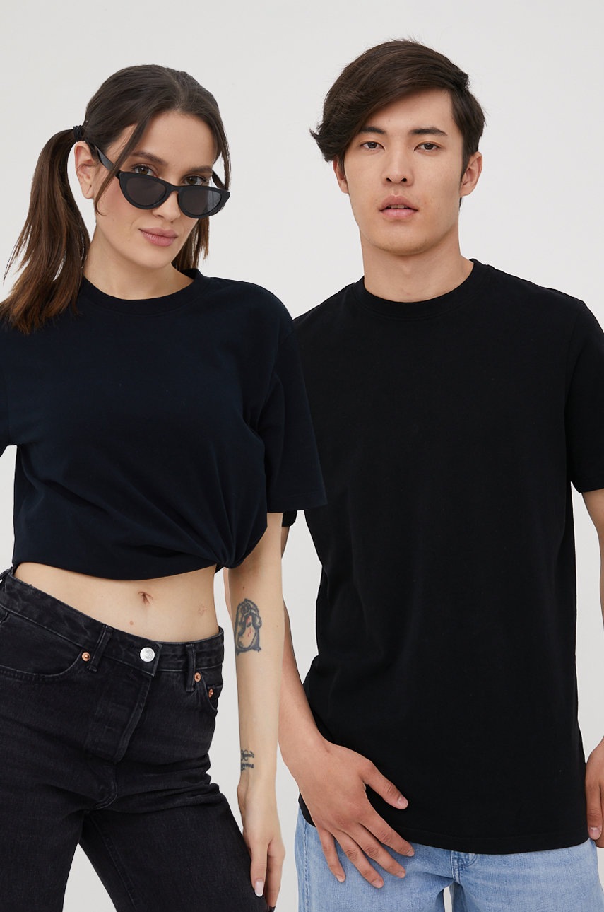 

Памучна тениска Superdry в черно с изчистен дизайн, Черен
