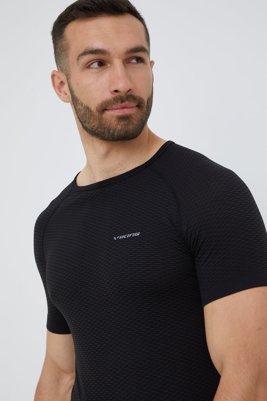 

Спортивная футболка Viking Easy Dry цвет чёрный однотонная