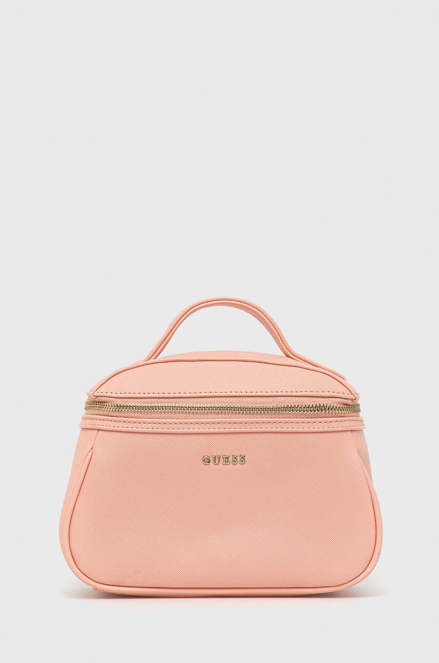 

Косметичка Guess колір рожевий