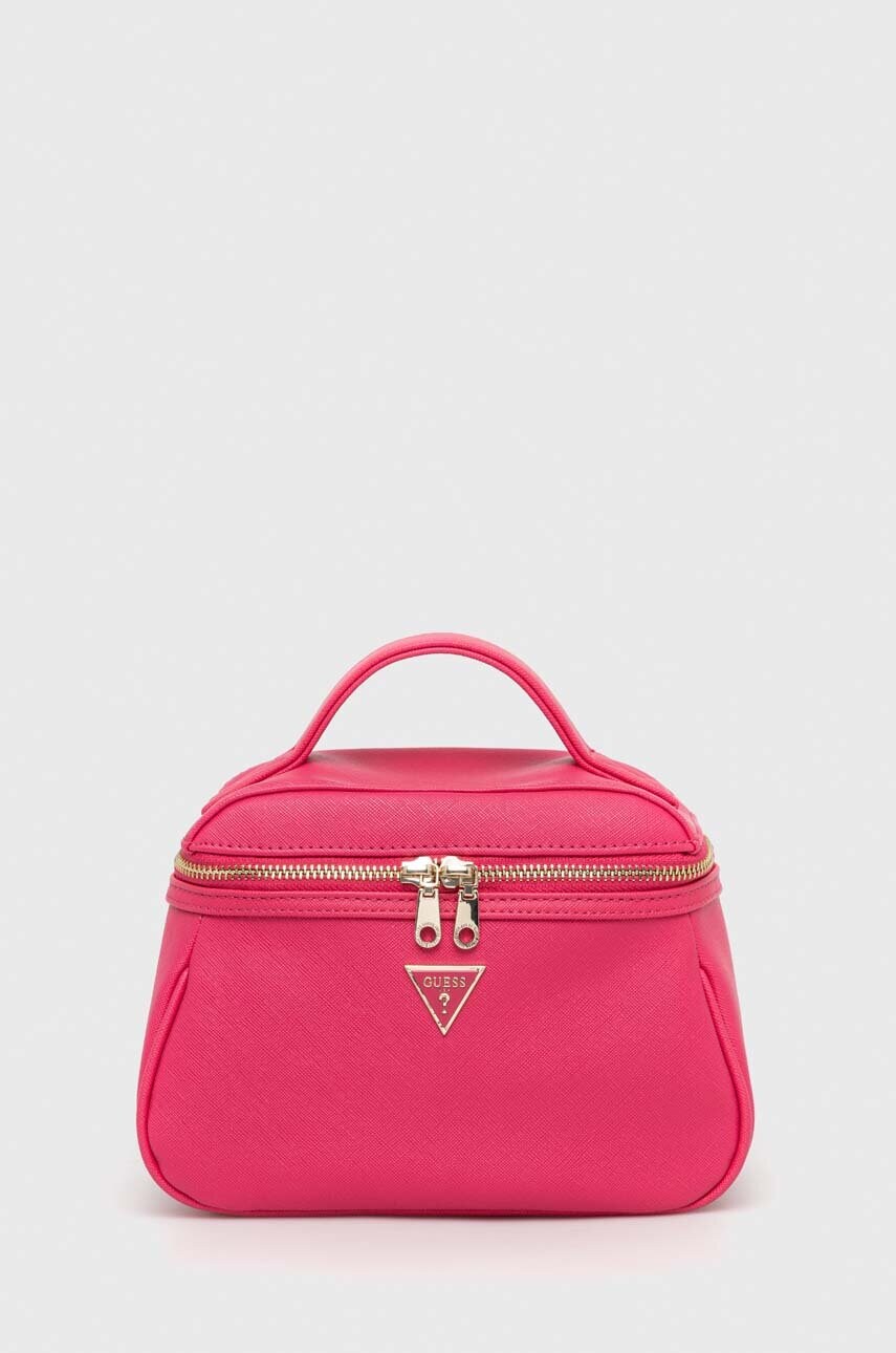 

Косметичка Guess колір рожевий