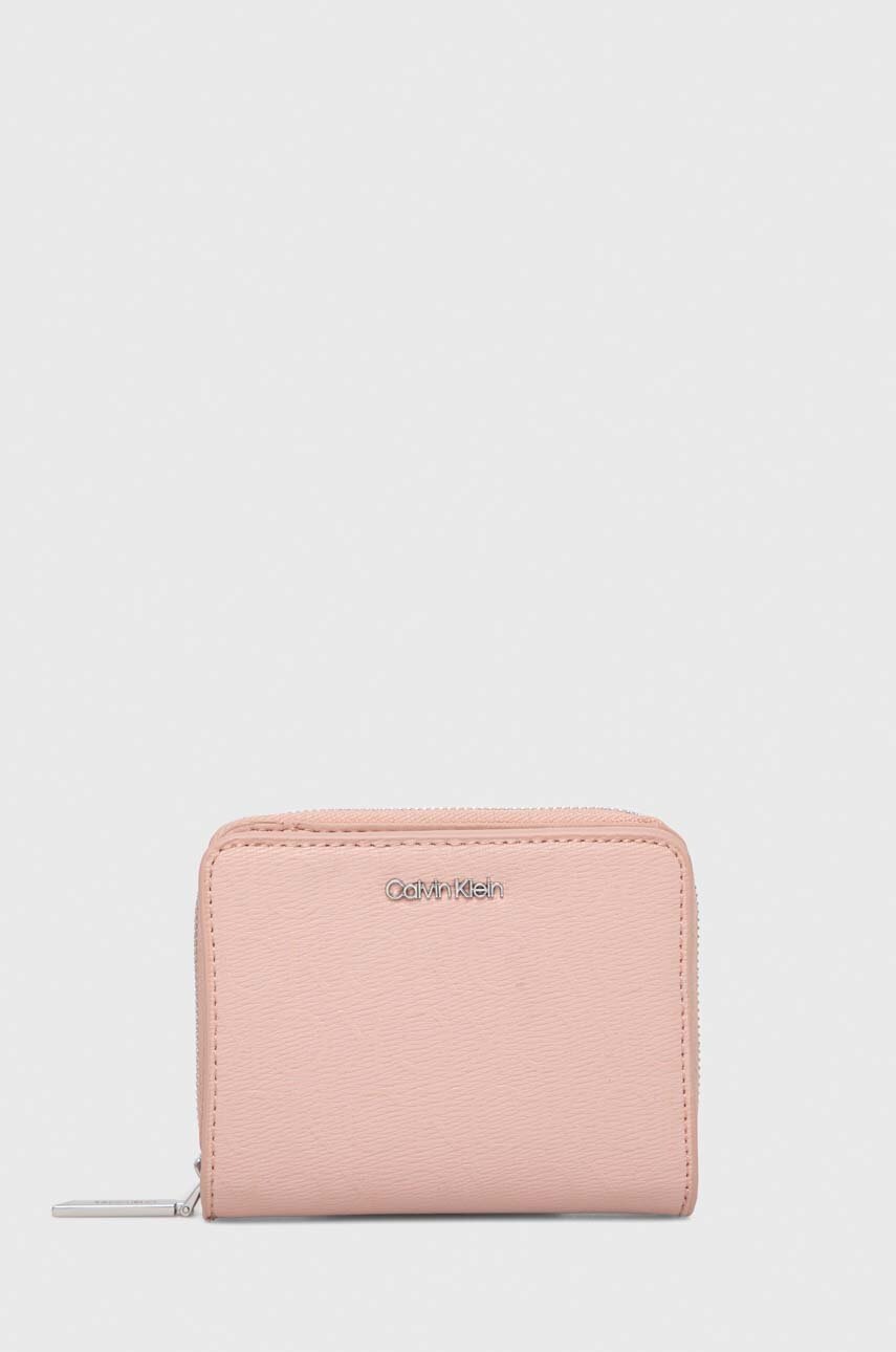 

Портмоне Calvin Klein дамски в розово, Розов