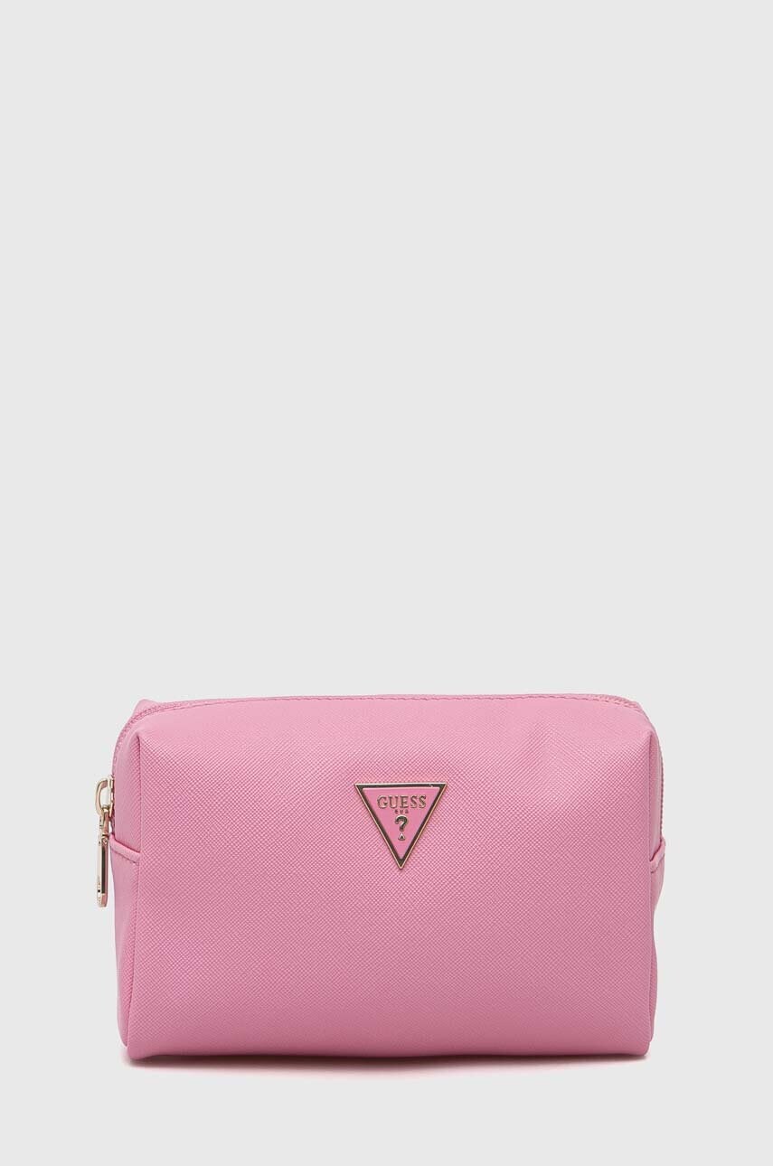 

Косметичка Guess цвет розовый